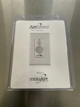 WCS213 MINKA AIRE Wall Mount Remote Control Ceiling Fan