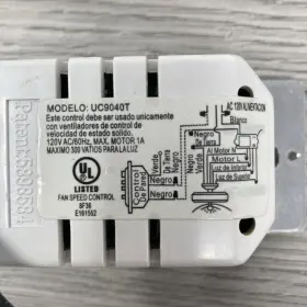 WC210 MINKAAIRE Wall Mount Airecontrol Bit Ceiling Fan Remote #3
