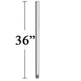 DR536-MP MINKAAIRE Ceiling Fan Downrod Maple