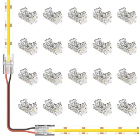 MCOBCN8MM-20STW MIWISE Connectors Cob Led Strip Wire Connect