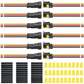 KK-US-110 MKBKLLJY Pin Connector Waterproof Wire Male Female