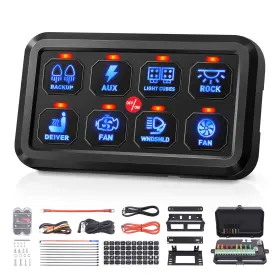 SWM60119A MNJ MOTOR Gang Switch Panel Led Touch Control Box