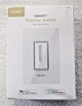 EDM-1WAY-US MOES Wifi Smart Light Dimmer Switch Push Alexa