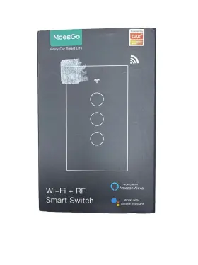 DS-122 MOESGO Wifi Smart Switch Gang Wall Light Remote Alexa