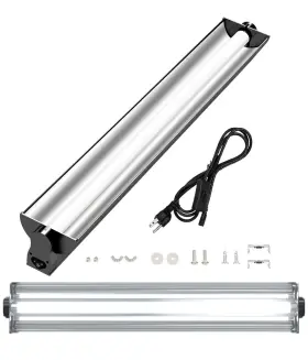 B0FH74RRVR MOUMOUPURR Uvb Reptile Light Fixture Fluorescent