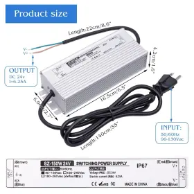 FSDY-24150 MUDUOBAN Led Driver Power Supply Waterproof Ac #2