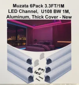 655384408886 MUZATA Led Channel Cover