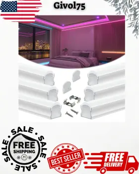 U108-1M-WW MUZATA High Led Strip Diffuser Spotless
