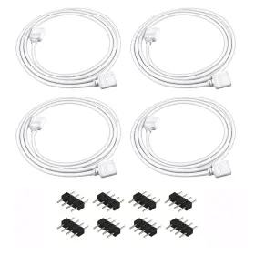 883343497566 NELYEQWO Pack Extension Cable Led Strip Pin