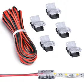 QJ-SE-N10XB-2 NICELUX Led Strip Wire Connector Pin Awg