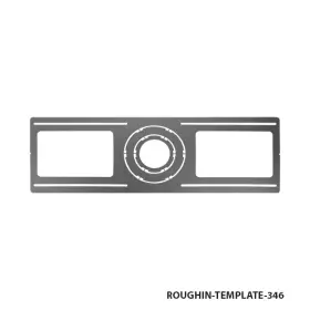 848070086261 NICOR Rough Plates Round Recessed Recess Light #2