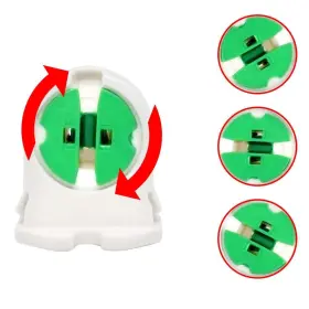 665268851377 NIGHT BLAZERS Fluorescent Tube Light Socket Base #2