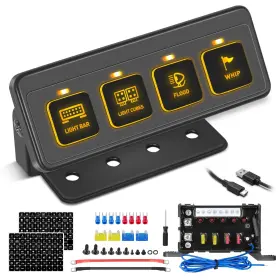 CSP-4 NIKING AUTO Wireless Gang Switch Panel Multifunction Po