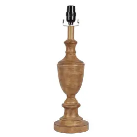 AF43993 WOOD Finish Turned Lamp Base Transitional Design Idea
