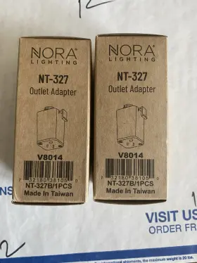 NT-327B NORA LIGHTNING Lighting Outlet Adaptor
