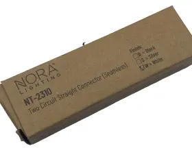 NT-2310 NORA Lighting Circuit Straight Connector Crdb