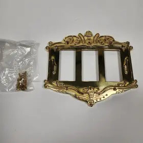 719943 NOSTALGIC WAREHOUSE Swplt Victorian Triple Switch Wall