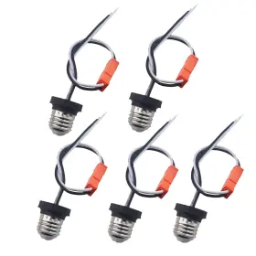 793869680239 ODLAMP Edison Adapter Base Male Screw Light Bulb