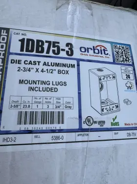 1DB75-3 ORBIT Weatherproof Boxs Hubs