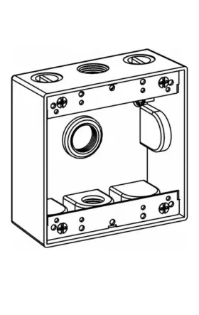 2B75-3-W ORBIT Weatherproof Box Hubs