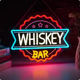 B0DSFY8V7S ORIXIAYE Whiskey Bar Neon Sign Pubs Restaurants