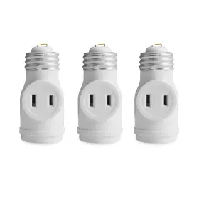 717877562806 OVIITECH Outlet Light Socket Plug Adapter Screw