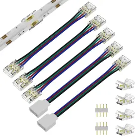 XSD-COBC-RGB4P-10MM PAUTIX Connectors Cob Led Strip Lights