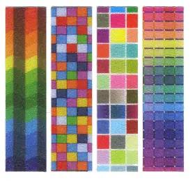 5A0022V1-1G5VM PENCIL GRIP Zen Strips Sensory Sand Brights #2