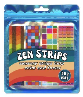 5A0022V1-1G5VM PENCIL GRIP Zen Strips Sensory Sand Brights