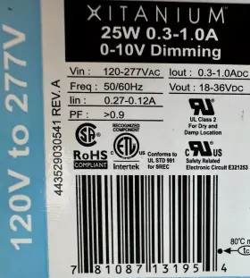 XI025C100V036DNM1 PHILIPS Buyers Xitanium Dimmable Led Driver #3