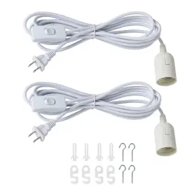 BS3M PINRIGHT Extension Cord Socket Plug Light Lant Kit