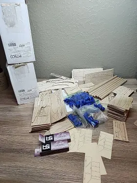 Pitsco 44605 Education 34455 Ap Glider Wooden Science Activity Kit Parts Pieces