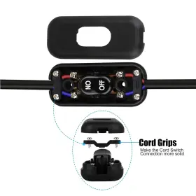 705354013392 PLUSPOE Inline Cord Switch Pack Ac Lamp Control #2