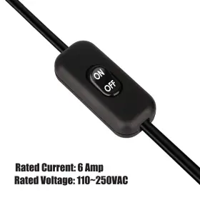 705354013392 PLUSPOE Inline Cord Switch Pack Ac Lamp Control #3