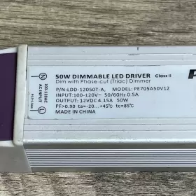 PE705A50V12 PLUSPOE Watts Dimmable Led Driver Transformer #2