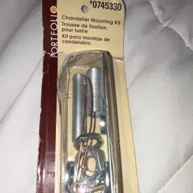 Portfolio 0745330 Chandelier Mounting Kit Metal Silver Lpc-kit Mpn