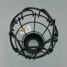 S228FBZ PORTFOLIO Light Globe Shade Wire Cage Pendant #3