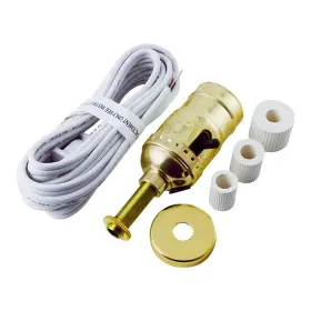043180509611 POWER GEAR Lampholder Cord Push Socket Bottle