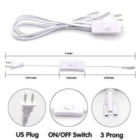MSWKX-FPSF-CF5407 PROBELIE Meter Led Tube Light Power Cord #3