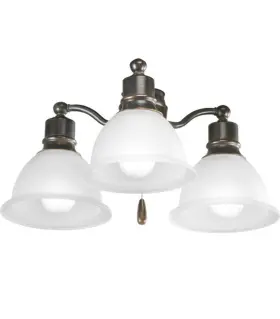 P2623-20WB PROGRESS LIGHTING Ceiling Fan Light Antique Kit