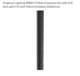 P8601-71 PROGRESS LIGHTING Gilded Iron Stem Kit