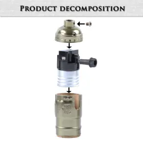 165436332621 PRUNLLA Lamp Socket Holderprunlla Light Turn #3