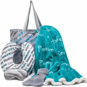744759232007 PURCHASECORNER Throw Blanket Neck Pillow Mask