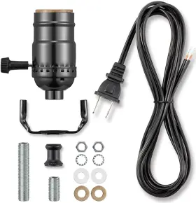 973832861436 QC Lamp Rewire Cord Socket Essential Tab Kit