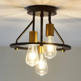 B09N972GTF QGIYTP Semi Flush Mount Ceiling Light