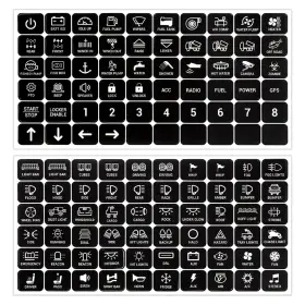 QQWD-KGMB01 QQWD Switch Panel Sticker Gang Light Label Decal