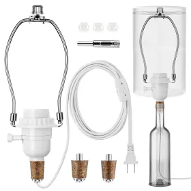 PI-3AFH-ABCD QVQCWD Bottle Lamp Wiring Bulb Socket Cord Glass