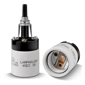 QC-01 QVQCWD Porcelain Lamp Socket Rotary Knob Switch High