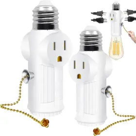 739437929669 QYKAVM Light Socket Plug Bulb Outlet Adapterbot