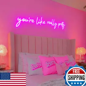 B0CG8VP9KZ RAIPILE Youre Pretty Neon Signs Wall Led